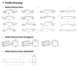 מכונת עיצוב פרופילים מפלדה צבעונית לתחתית תריס גלילה עם מיסב וגלגל שיניים, מנוע 5.5 קילוואט - Product Image 6