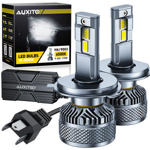 Bombillas LED AUXITO X5 H4 para faros delanteros, luz alta y baja, 170W 16000LM, 900% más brillantes, 6500K, blanco frío - Product Image 5