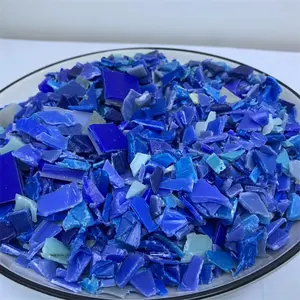 Resíduos de plástico de barril azul HDPE reciclado de alta qualidade Sucata de material reciclado HDPE para venda