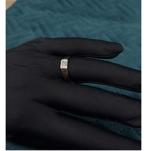 Bague en platine PT950 de qualité supérieure avec diamant cultivé en laboratoire, unisexe, élégante, pour fiançailles, anniversaire, bijoux fins - Product Image 3