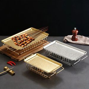 Piastra per Barbecue Coreano a Carbone per Esterni con Funzione di Mantenimento del Calore, Ideale per Grigliate e Cotture BBQ - Product Image 4