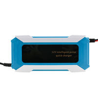 Grosir Pabrik Pengisi Daya Baterai Cerdas 12V24V 12a 7-Tahap Penuh Otomatis dengan Layar LCD