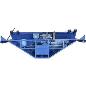 Machine de formage de canaux de drainage trapézoïdaux hydrauliques pour pavés de route en béton, moteur MXT100-900, puissance 3KW, 400m/jour - Product Image 3