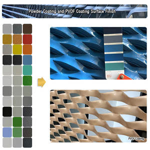 <span class=keywords><strong>Prix</strong></span> des panneaux de treillis métallique expansé en diamant de feuille étirée décorative en aluminium de 2mm pour le revêtement de façade - Product Image 4