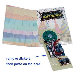 Biglietto d'Auguri Musicale Personalizzato con Sensore di Luce, Modulo Audio Registrabile, Certificato CE, Durata 30 Secondi - Product Image 5