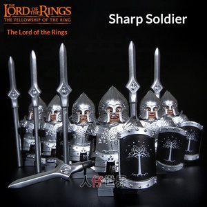 <span class=keywords><strong>Serie</strong></span> Medieval, <span class=keywords><strong>Anillos</strong></span> <span class=keywords><strong>del</strong></span> <span class=keywords><strong>Señor</strong></span> <span class=keywords><strong>de</strong></span> las Maldadades, Soldado <span class=keywords><strong>de</strong></span> Gondor, Armadura Pesada, Infantería, Rifle, Figuras <span class=keywords><strong>de</strong></span> Bloques <span class=keywords><strong>de</strong></span> Construcción <span class=keywords><strong>de</strong></span> Plástico ABS, Juguetes - Product Image 2
