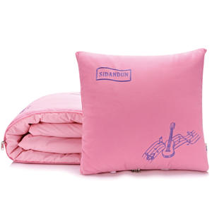 Manta de almohada Sidandun, rectangular, rosa, relleno de poliéster, funda extraíble, diseño moderno, cojín decorativo para coche o cama - Product Image 1