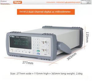 Tonghui Dual Channel Digitale Ac Millivolt Meter Th1912/Th1912a Hoge En Lage Frequentie Spanningstest Th2281b - Product Image 5