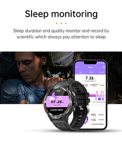 <span class=keywords><strong>Montre</strong></span> <span class=keywords><strong>connectée</strong></span> d'extérieur KT76 avec batterie de 500 mAh, boussole, lampe torche puissante, étanche 3 ATM, <span class=keywords><strong>montre</strong></span> <span class=keywords><strong>connectée</strong></span> de fitness pour hommes - Product Image 6