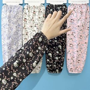 Mangas de protección solar florales para mujer, protección UV UPF 50, poliéster, para trabajo agrícola y ciclismo - Product Image 3