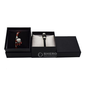 Cajas de Regalo Negras para Relojes con Almohadilla, Cajas de Cartón para Envío de Joyería y Pulseras, Cajas de Cartón al por Mayor para Relojes - Product Image 4