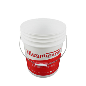 ถังพลาสติกทรงกระบอกสีขาวขนาด 5 แกลลอน รีไซเคิลได้ สำหรับใช้บรรจุสี - Product Image 5