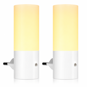 Automatic <b>Light</b> Sensor <b>LED</b> Night <b>Light</b> Plug in 2700K Warm White ABS Bedside <b>Hallway</b> Indoor Lighting Factory Supply - Product Image 1