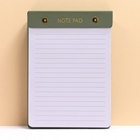 Carnet de notes A5 en cuir PU avec couverture détachable, liste de choses à faire imprimée, personnalisable, cadeau, sac OPP, couverture rigide blanche pour papier 80