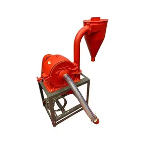 Mini Grain Corn Flour Mill Grinder Machine 9fz-21model Motor Customized Provided Fish Farms Steel or Stainless Steel JI YI 38.1