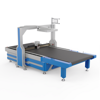 Mesin Pemotong Otomatis CNC CCD Pisau Osilasi 1625 Plus untuk Produk Kulit dengan Proyektor