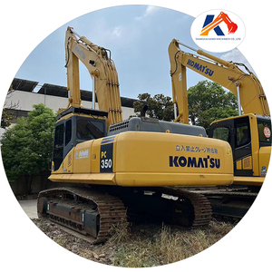 Excavatrice sur chenilles d'occasion Komatsu Pc350-7 PC350, vente en gros d'équipements de construction d'occasion, excavatrice PC300 PC300-7 hydraulique - Product Image 1