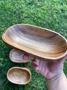 Ciotola di pasta naturale di cera di soia in legno nautica portacandele fiori secchi infuso olio essenziale legno artigianato scatole di legno cartelli da parete - Product Image 3