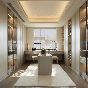 Armario de Dormitorio Moderno de Alta Gama, Armario de Acrílico Personalizado, Sistema de Cierre Suave, Vestidor de Lujo, Elegante Plástico Plegable - Product Image 2