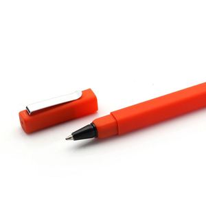 Hot Sale Writing Square Barrel Ballpoint <b>Pen</b> with Personalized Custom Printed Logo Bulk Plastic Black Rubber Hotel Promotional - Product Image 2