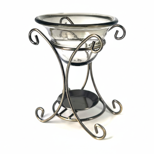 เครื่องอุ่นขี้ผึ้งโลหะและแก้วสำหรับตกแต่งบ้านอุปกรณ์ให้แสงสว่างในร่มและโคมไฟที่ทันสมัยและทนทาน - Product Image 1