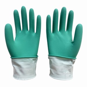 Gants de ménage en <span class=keywords><strong>latex</strong></span> épais antidérapants, anti-salissures, résistants à l'usure, adaptés au <span class=keywords><strong>contact</strong></span> <span class=keywords><strong>alimentaire</strong></span> pour le nettoyage - Product Image 2