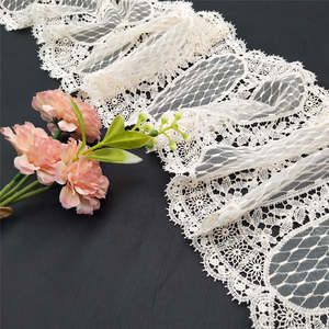 Dentelle chimique en guipure beige de haute qualité, garniture en dentelle florale brodée, décoration de vêtements, sacs, technique de broderie élégante - Product Image 5