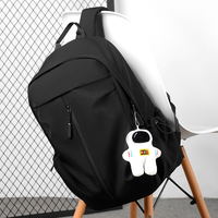 Sac à dos de randonnée noir pour garçons, sacs à dos scolaires personnalisés, vente chaude d'usine, sac à dos de voyage intelligent et tendance pour hommes, 10 pièces
