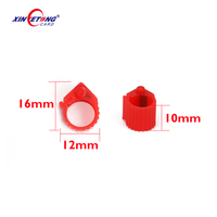 Bague de pigeon RFID UHF personnalisée de haute qualité, bague ouverte en PVC avec puce intégrée