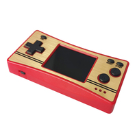 Console de jeu portable 8 bits 10 en 1 de 1,8 pouces avec système d'exploitation Android, haut-parleur intégré - Rouge pour enfants