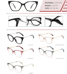 신제품 <span class=keywords><strong>2026</strong></span> TR90 컴퓨터 안경테 투명 갈색 광학 안경 블루라이트 차단 클래식 스타일 즉시 배송 - Product Image 5