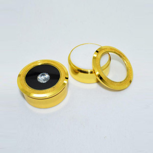 Coffret de rangement de luxe en cuir FORTE pour bijoux et pierres précieuses, avec plateau de présentation pour petits diamants et gemmes circulaires - Product Image 5