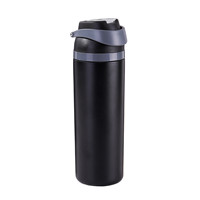 Cross-border nieuwe stijl fruitbeker 304 roestvrijstalen vacuüm geïsoleerde tumbler met rietje en PP deksel, modern minimalistisch design, draagbaar