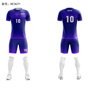 Custom Team Club Uniform Full Soccer Kit Set Uniforms With <b>Socks</b> for Sale Soccer Kits Mens Football Uniform - Product Image 2