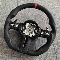 Volant en cuir personnalisé en gros pour BMW F10 F20 F30 F32 F36 F80 M3 M4 M5 M6 E70 E90 E91 - Pièces automobiles