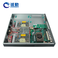 Casing Server 1U murah 11th Gen Core I3 I5 I7 2 * DDR4 M.2 keamanan jaringan SSD 6Lan Firewall Appliance Pfsense PC Mini