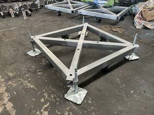 ट्रस सिस्टम को उठाने के लिए प्रकाश प्रदर्शन के साथ एल्यूमीनियम नया डिजाइन फैशन शो स्टेज व्हील बेस - Product Image 5