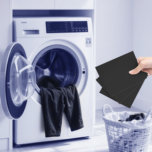 Meilleures ventes 11*14 cm Blanchisserie écologique Feuilles noires Lavage à la main <span class=keywords><strong>pour</strong></span> vêtements Comprimés assombrissants - Product Image 4