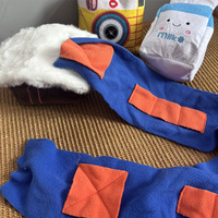 Jouet pour chien en peluche écologique non toxique enrichissant, cachette pour nourriture, vocal, pour petits chiens, stimulation mentale, divertissement en solo