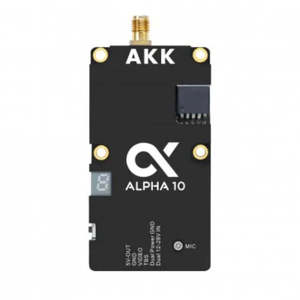 AKK Alpha 10 10W VTX-5.8GHz 80CH Switchable 1W-10W Power FPV Video Transmitter Support Smart Audio 60g - Product Image 1