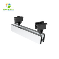Accessoires de montage solaire KINGSOLAR, colliers de fixation intermédiaires résistants à la corrosion pour montage sur toit, certifiés CE ISO, usine OEM