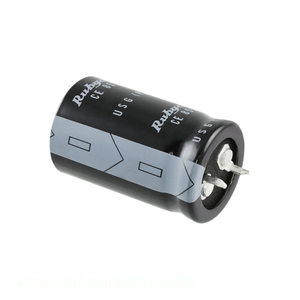 คาปาซิเตอร์แบบสแนป th แบบ100 uF ฝา100 uF 20% รูผ่านช่องผู้ผลิต - Product Image 1