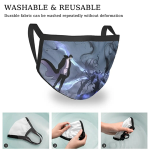 Masque facial en polaire polyester respirant, imprimé sur mesure, coupe-vent, protection UV, pour le sport, la gym, les activités de plein air, l'hiver, unisexe, taille unique - Product Image 4