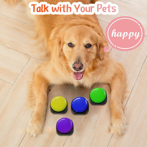 Aomago-Grabadora de Audio para mascotas, botón pulsador grabable de voz para perros - Product Image 1