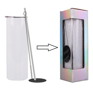 Windowed Auto-Bottom Box Laser Paperboard Box Custom Embossed Recyclable Packaging for Water Cups & Aromatherapy Candles - Product Image 5