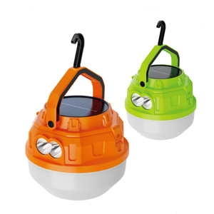 2026 New Solar Camping <b>Lantern</b> with Hook, 2-in-1 <b>LED</b> Tent Light + Flashlight, USB <b>Rechargeable</b> Light for Outdoor Camping Hiking - Product Image 2