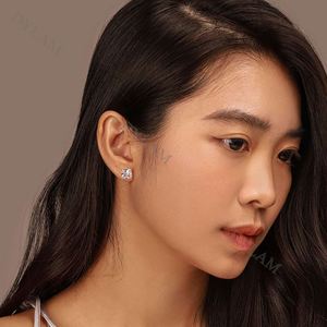 Dylam High End Shiny Jewelry Ear <b>Studs</b> Wedding Trend Luxury Women's 925 Sterling <b>Silver</b> Delicate 5A Cubic Zirconia Ear <b>Studs</b> - Product Image 3