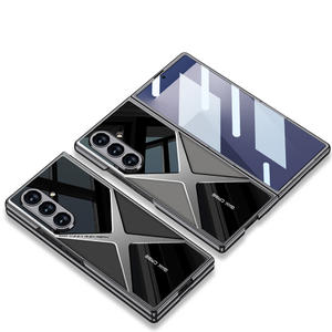 GKK <span class=keywords><strong>X</strong></span> Etui de téléphone portable en cuir pour Samsung Z Fold 7 6 5 <span class=keywords><strong>4</strong></span> Slide Camera Lens Protection Holder - Product Image 6