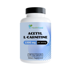 Private Label Acetyl L-Carnitine Capsules with Hypromellose Support Cognitive Function and Attention Vegetable Capsules - Product Image 1