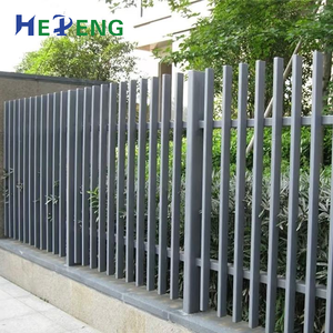 Hợp kim nhôm dọc lưỡi an toàn hàng rào thép trắng dọc Lưỡi kim loại P ool picket hàng rào Tấm trượt cổng - Product Image 3